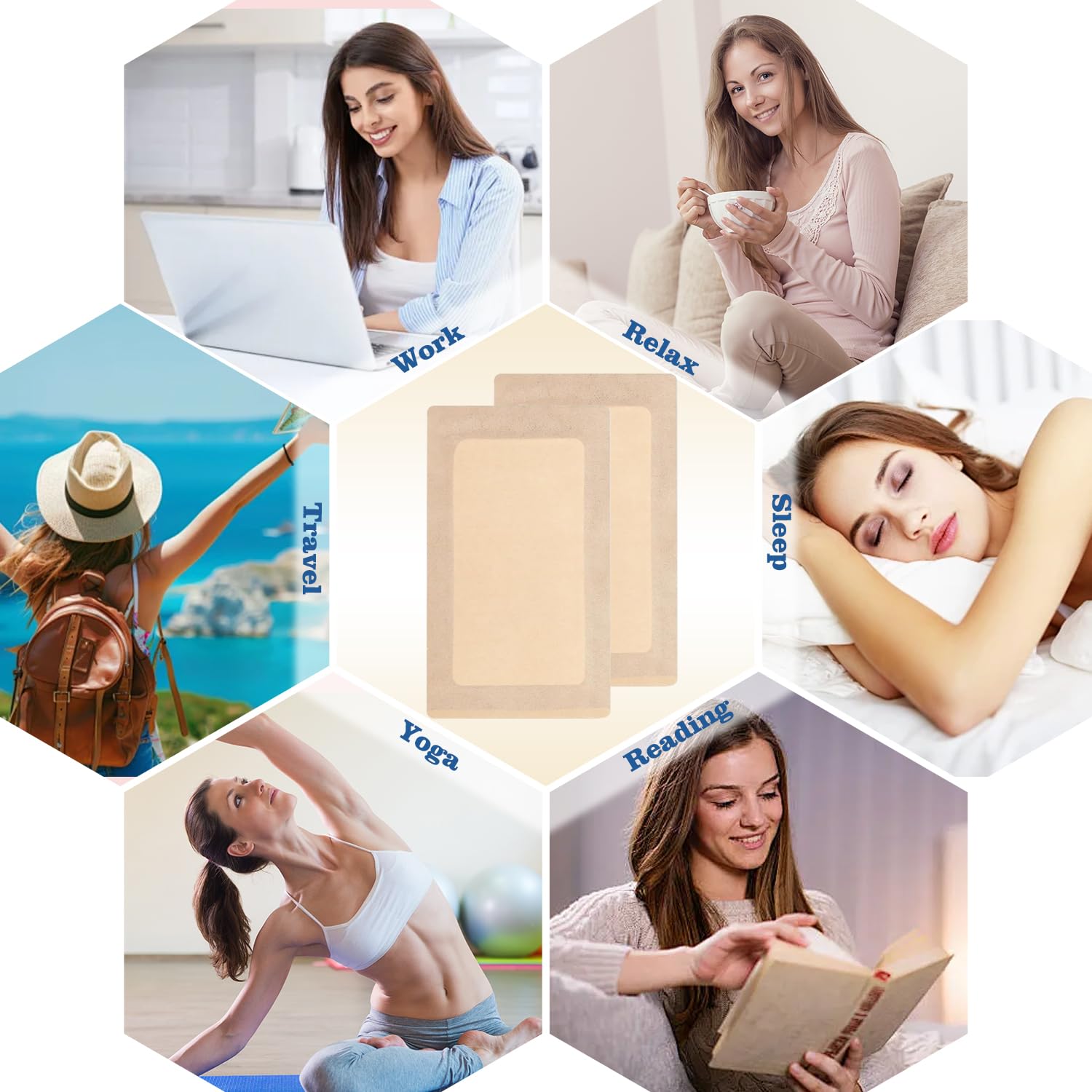 Liver-area patch application highlights targeted placement and convenience.