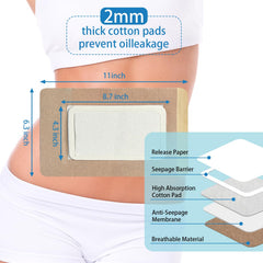 Disposable 11x6.3 inch packs ideal for travel and home use.