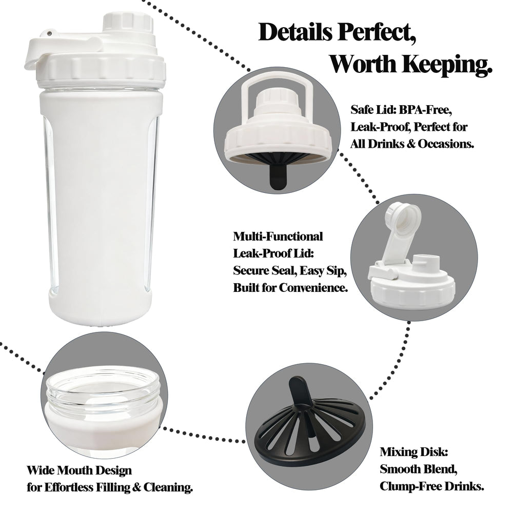 WORKOUT BW built-in mixing structure – ensures smooth blends with powders.
