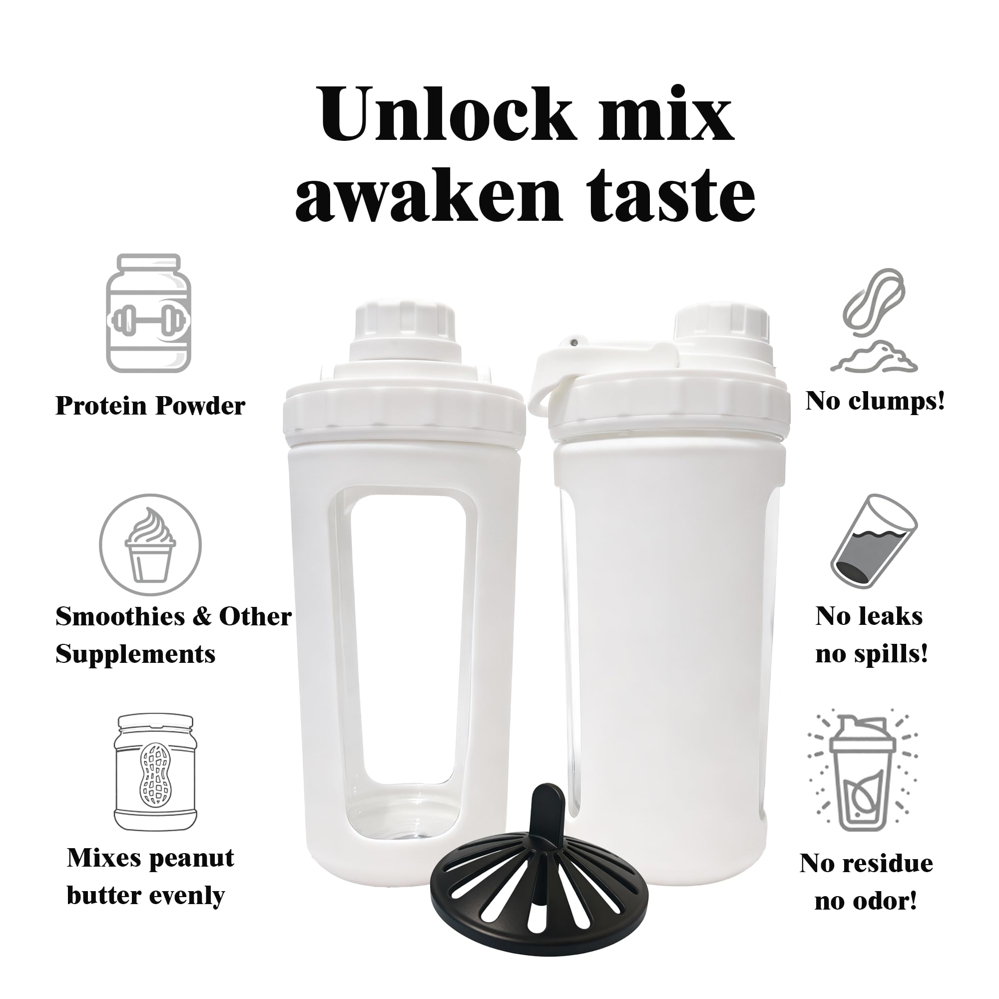 WORKOUT BW silicone sleeve – soft grip and added protection.