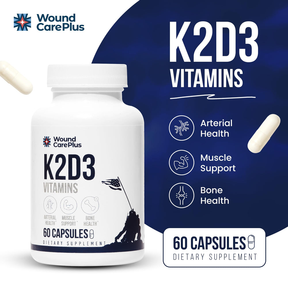 Wound Care Plus bottle closeup highlighting capsules for immune health
