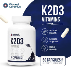 Wound Care Plus bottle closeup highlighting capsules for immune health