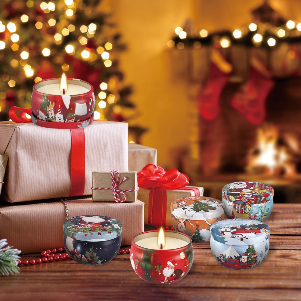 WPONSZU 2.5oz travel tin candles ideal for on-the-go ambiance.