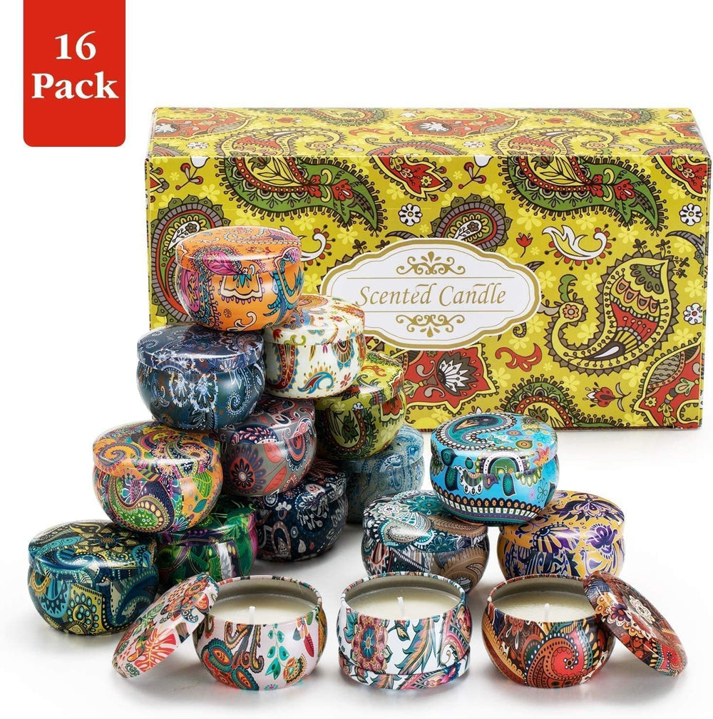 WPONSZU Peppermint candle refreshes the room for focus.