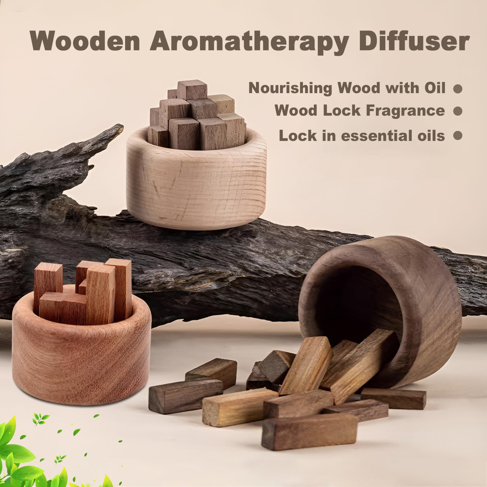 Wshxjzyay wood diffuser in bedroom fosters relaxing ambiance with gentle scents