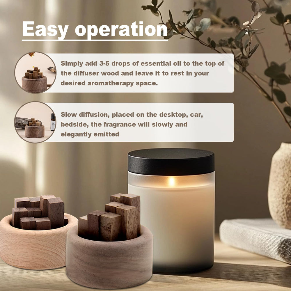 Wshxjzyay wood diffuser decor piece adds natural style and aroma