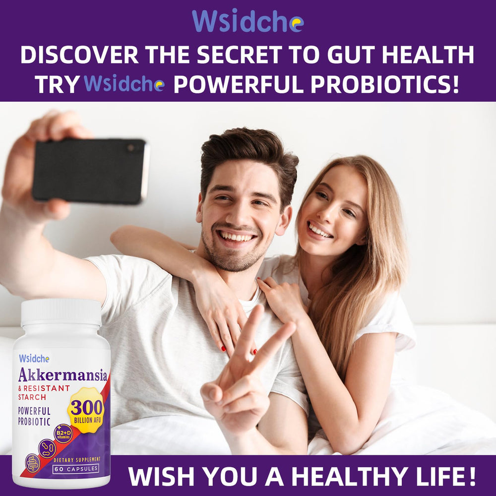 Wsidche Akkermansia daily-use bottle demonstrates easy integration into a routine.