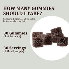WSJAWH Alpha Gummies closeup texture highlights chewy consistency and flavor.