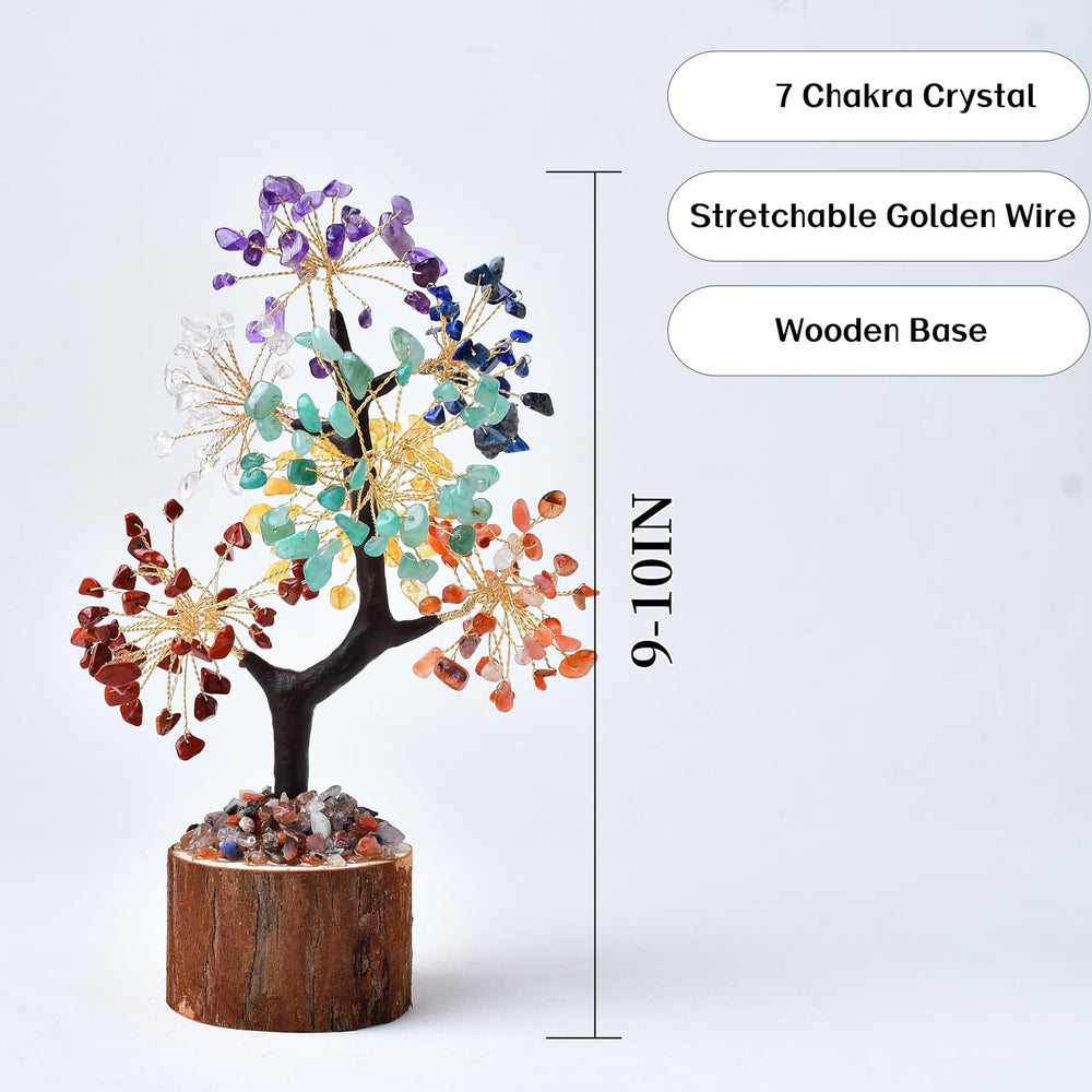 WUYOUSHI heart chakra crystal tree with green aventurine promotes calm workspace