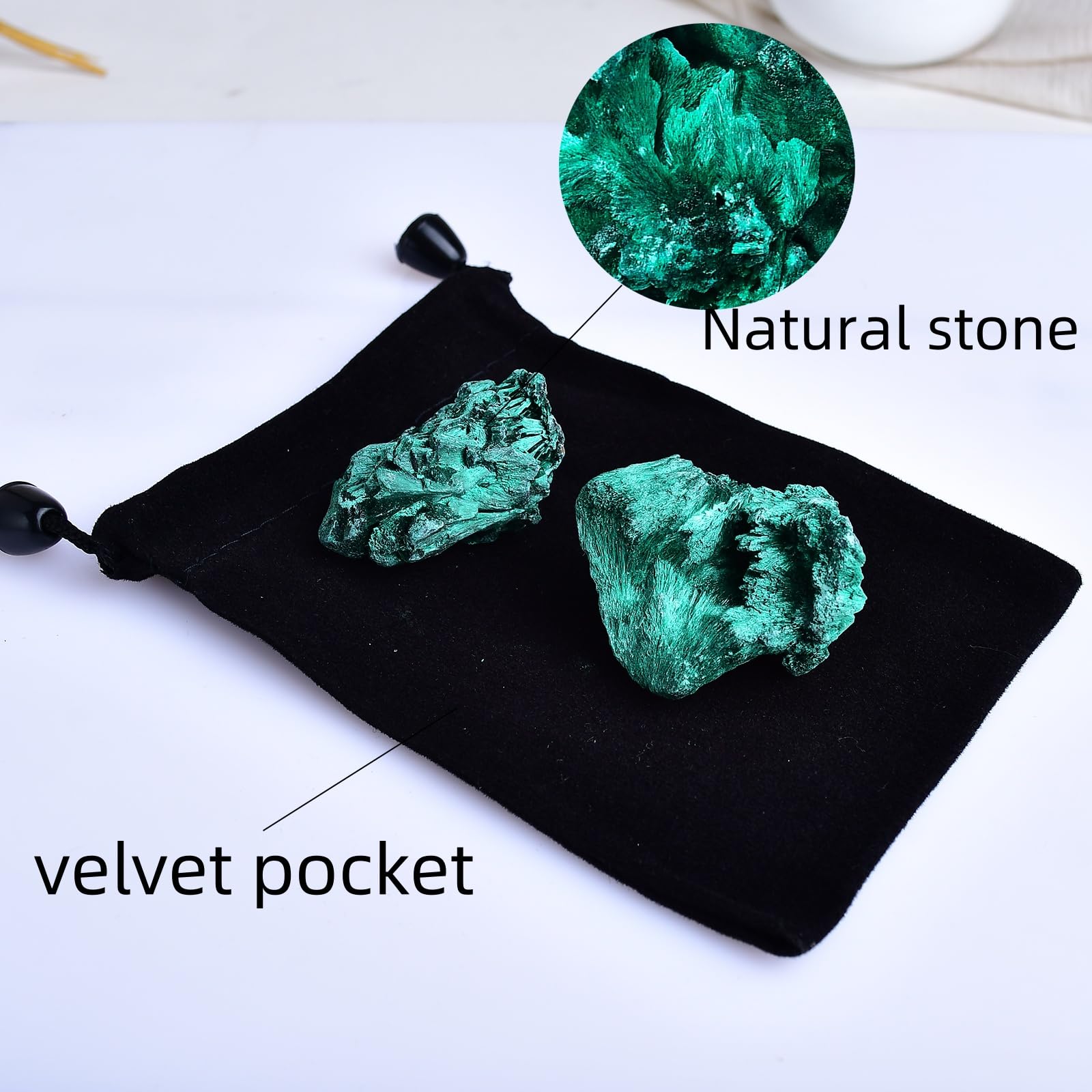 WUYOUSHI malachite chakra balance crystal for energy transformation