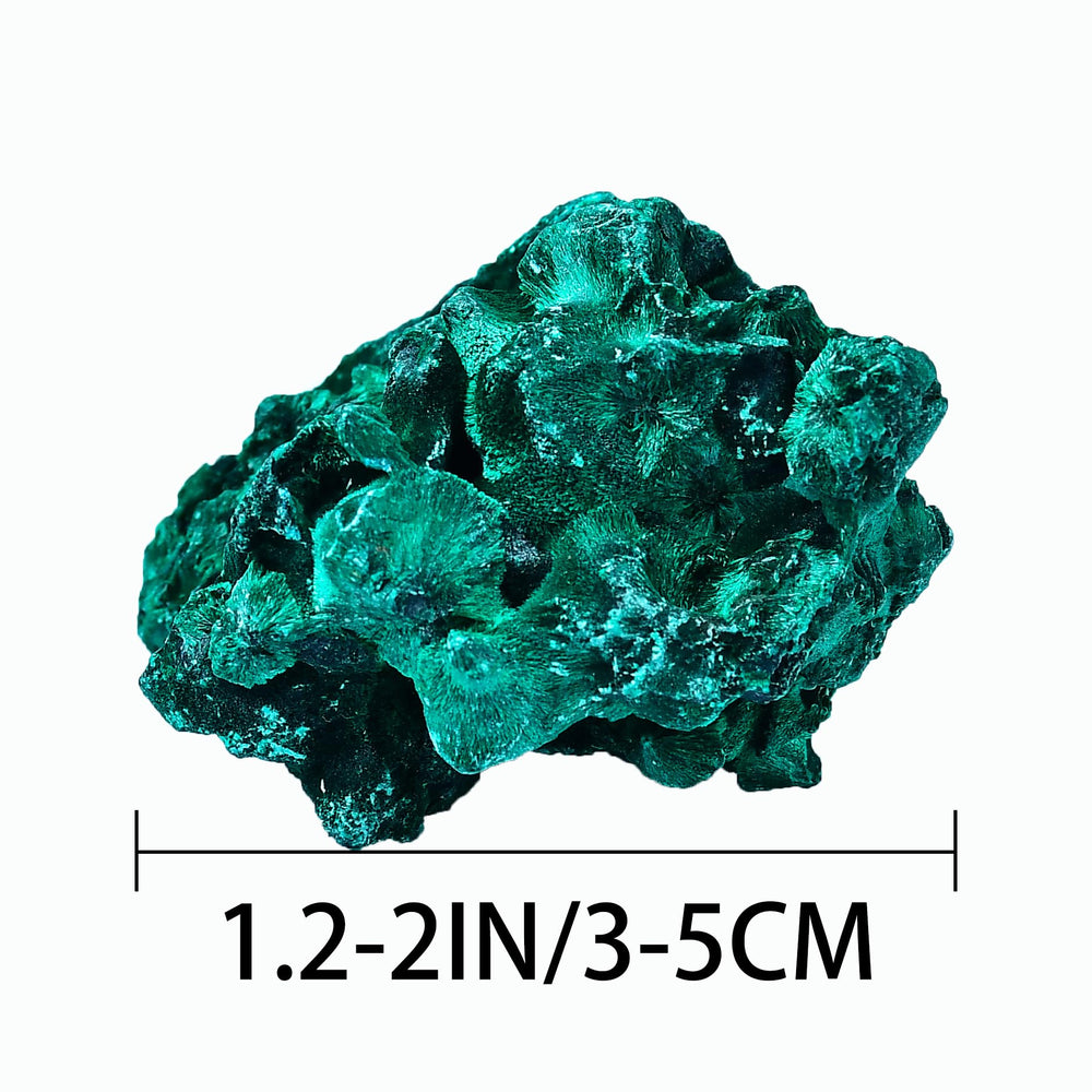 WUYOUSHI malachite meditation crystal for chakra work and focus