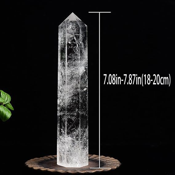 WUYOUSHI natural quartz tower close-up highlighting unique texture.