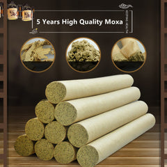 WUKESI moxa rolls closeup showing uniform size for consistent use.
