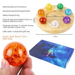Wulqiiy red amber crystal ball ideal for chakra focus during mindfulness practice.
