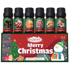 WUSEONY Christmas Tree diffuser oil for a fresh, forest-inspired aroma in your space.