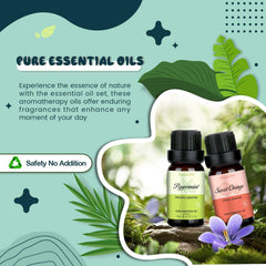 WUSEONY Lavender oil bottle highlights floral notes for diffusers.