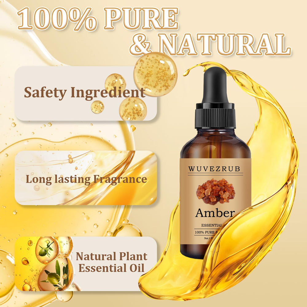 Wuvezrub Amber Oil dropper close-up for precise dosing