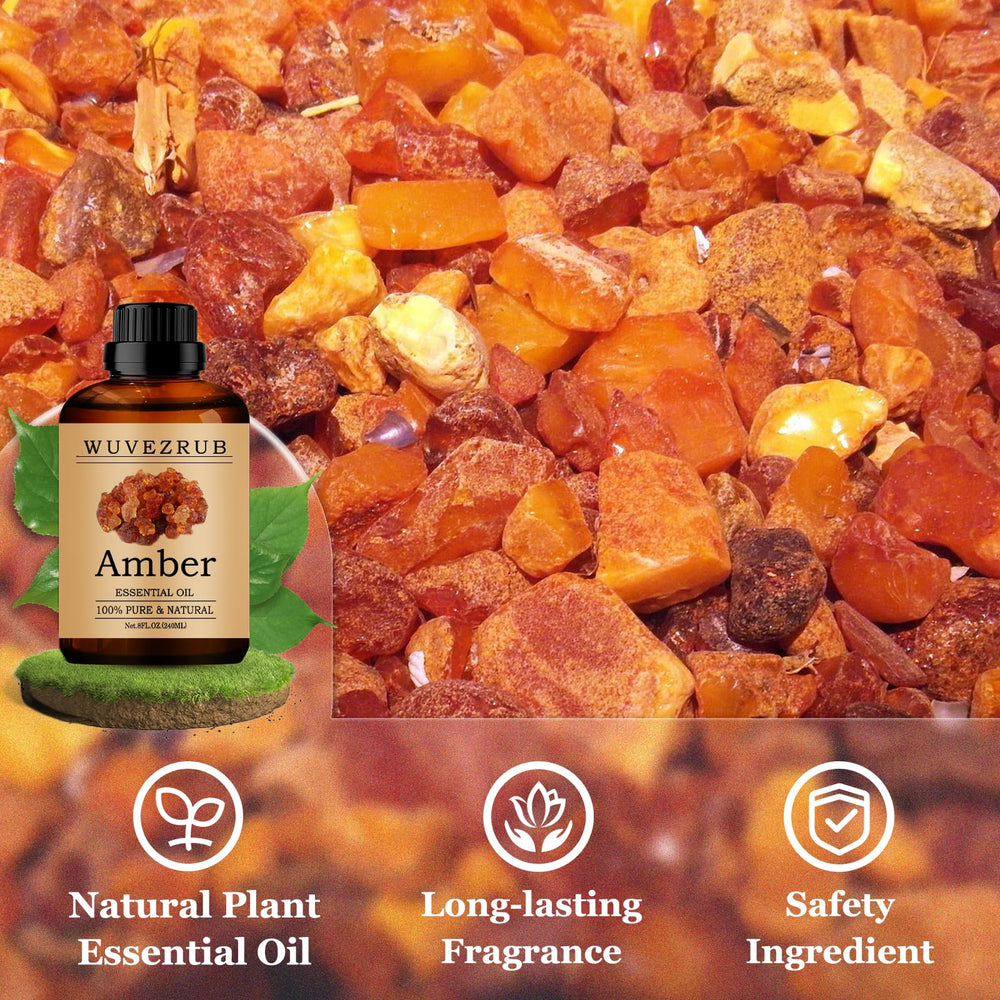 Wuvezrub Amber Oil drops ready to scent candles or soaps