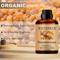 Wuvezrub Frankincense amber bottle conveys premium, natural fragrance.