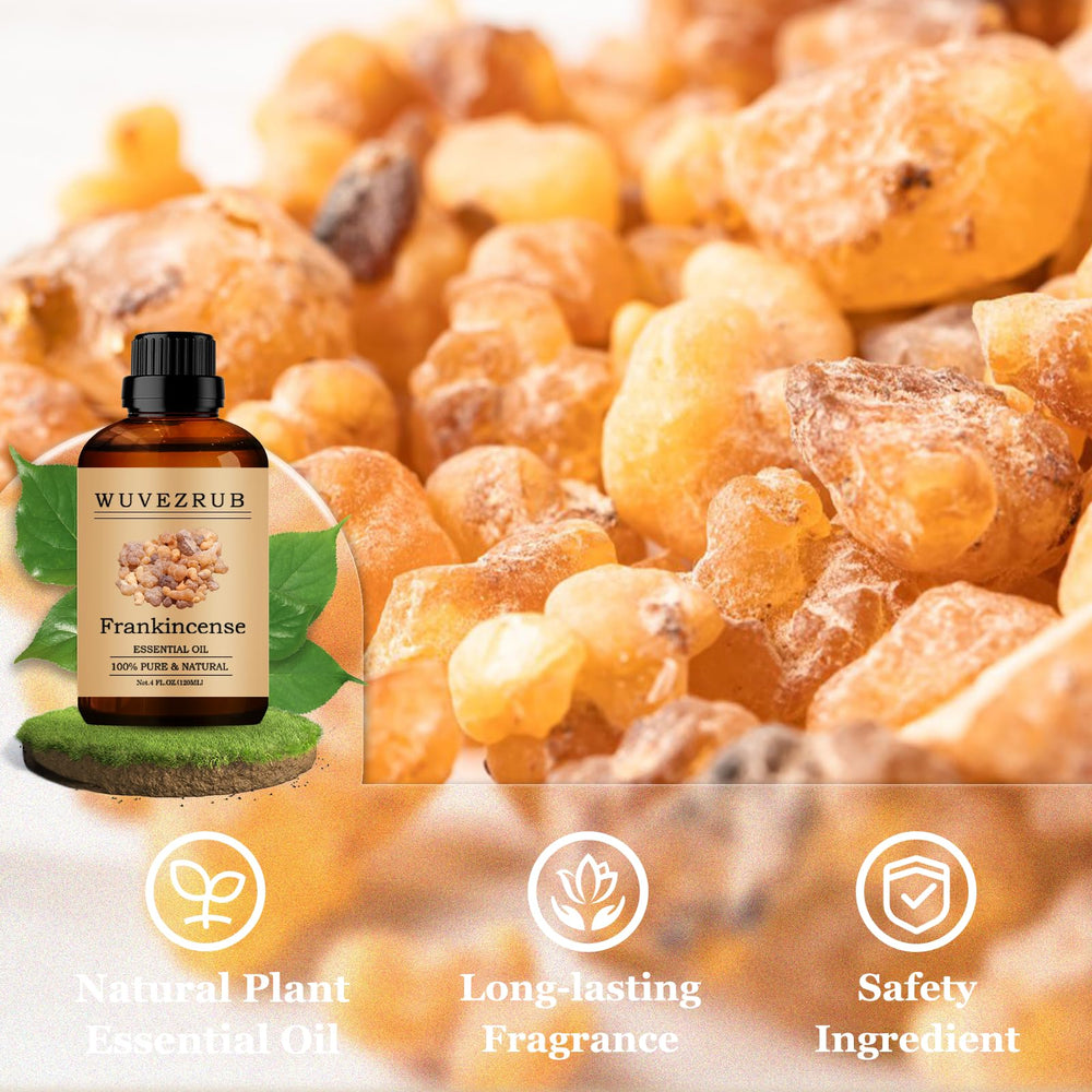Wuvezrub Frankincense oil candle-fragrance enhances DIY candle projects.