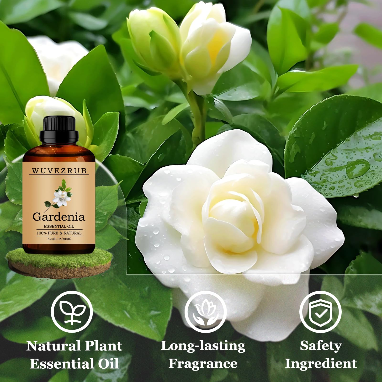 Wuvezrub Gardenia essential oil used in candle fragrance projects