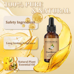 Wuvezrub Gardenia oil in diffuser releasing a soothing scent.