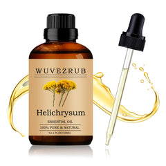 Wuvezrub Helichrysum bottle with dropper for pure aroma in diffusers and blends.
