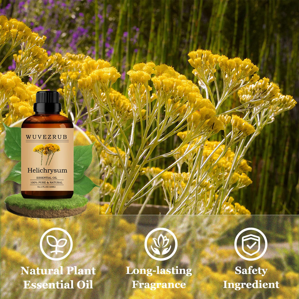 Wuvezrub Helichrysum oil for DIY candles offering a lasting scent.