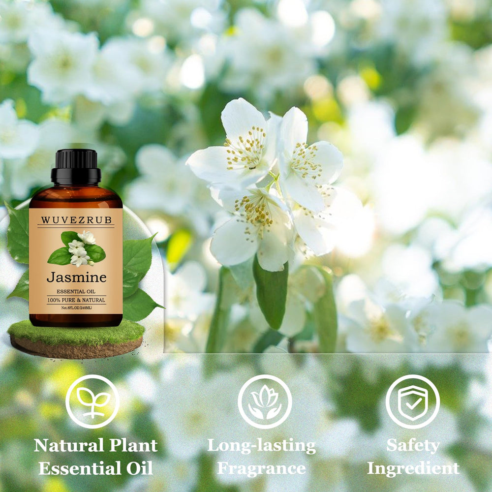 Wuvezrub jasmine oil for candle DIY adds lasting scent.