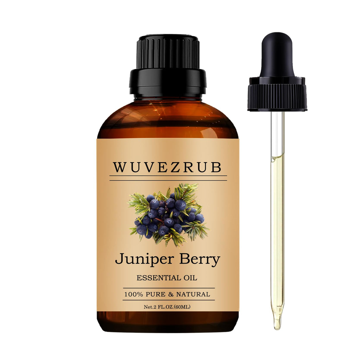 Wuvezrub Juniper Berry oil bottle 60ml for a pure diffuser aroma.