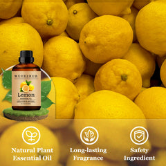 Wuvezrub Lemon essential oil drops for DIY candles, soaps, and fragrances