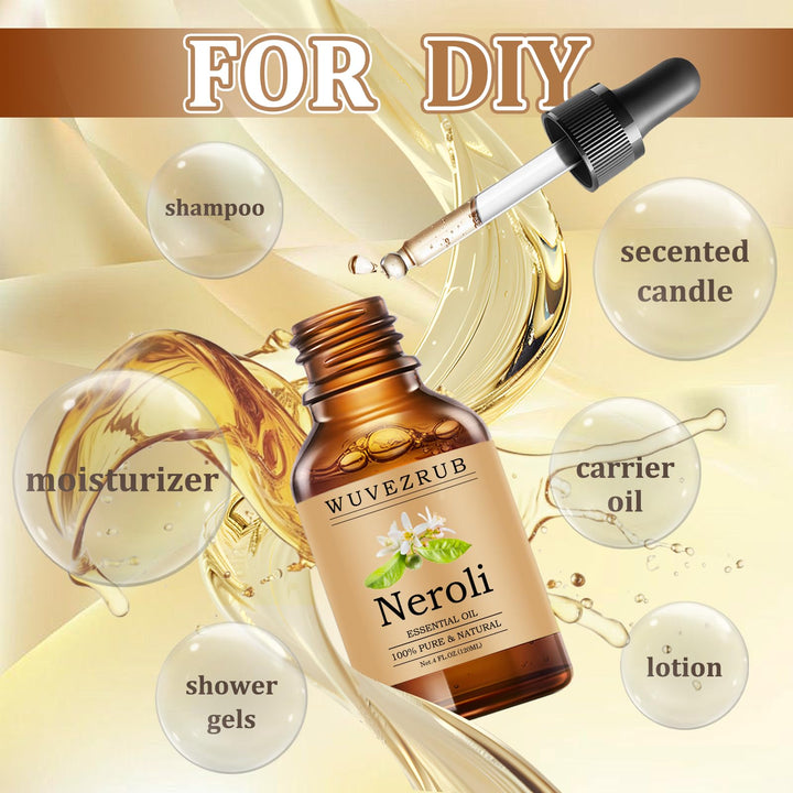 Wuvezrub Neroli diffuser aroma fills a room with warm floral notes.