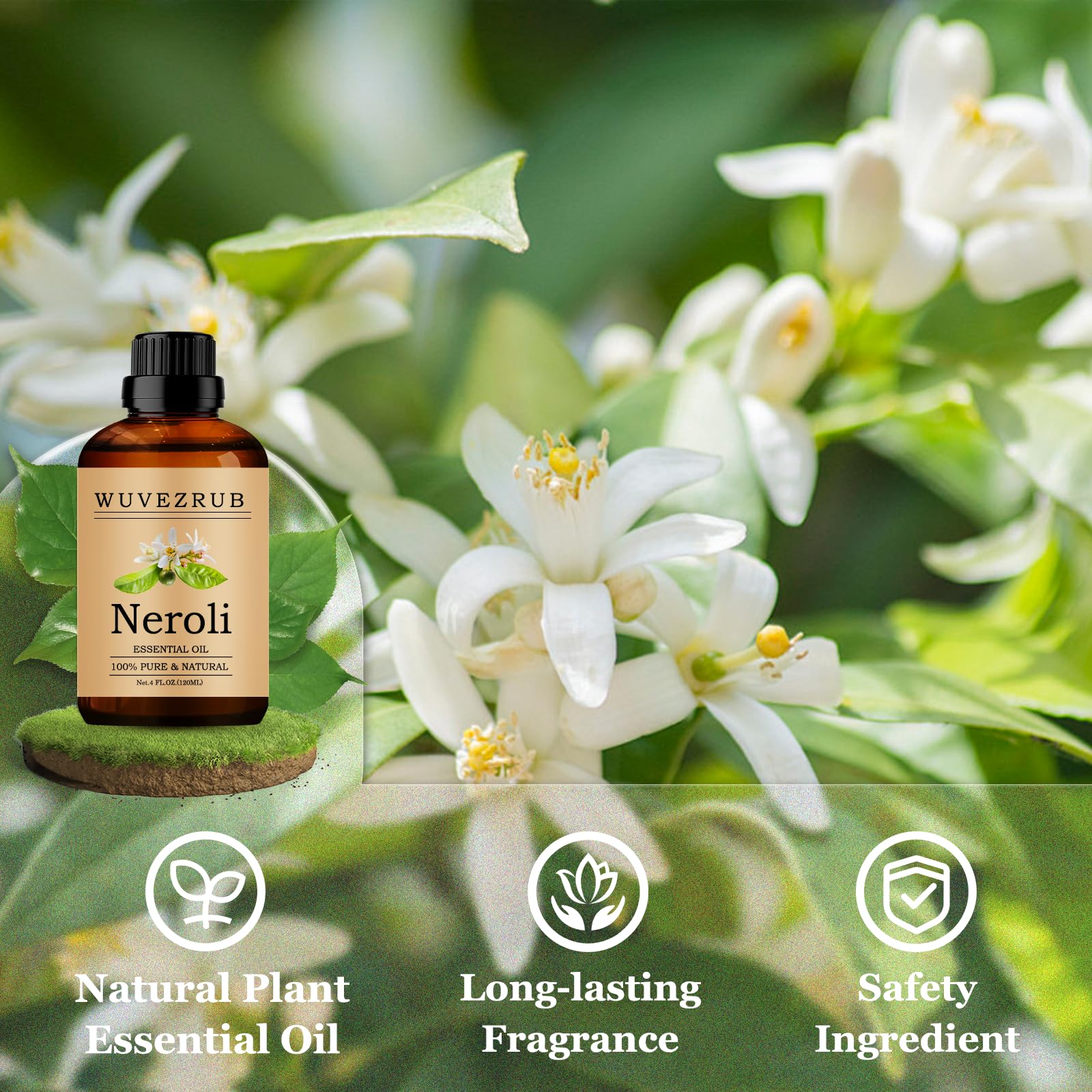 Wuvezrub Neroli oil for DIY fragrance projects and crafts.