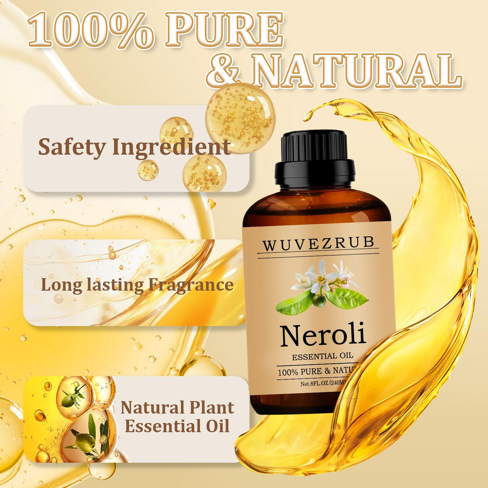 Wuvezrub Neroli oil in diffuser releasing calming aroma.