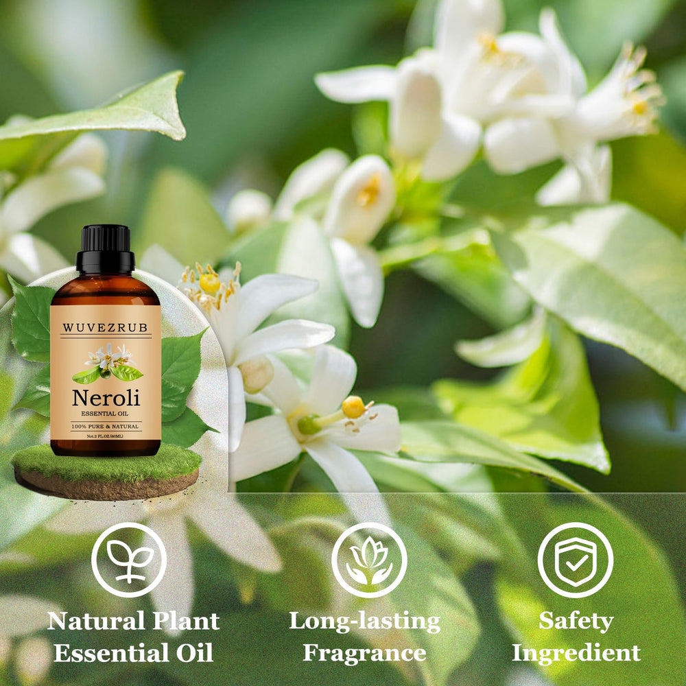 DIY fragrance use with Wuvezrub Neroli oil in candles and soaps
