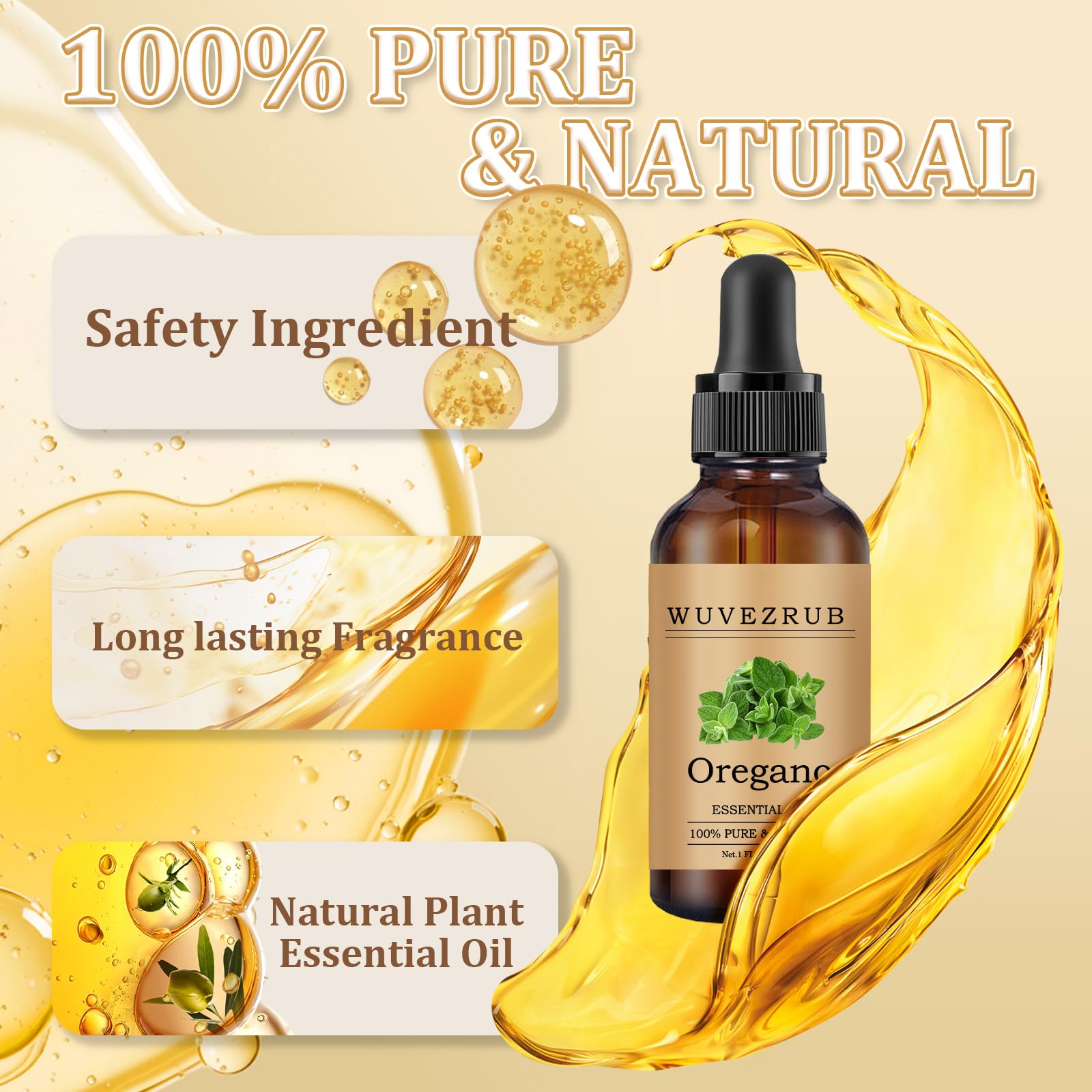 Wuvezrub oregano oil in diffuser setup delivers calming herbaceous scent.