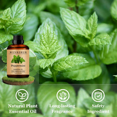 Wuvezrub peppermint oil added to a candle for fragrance