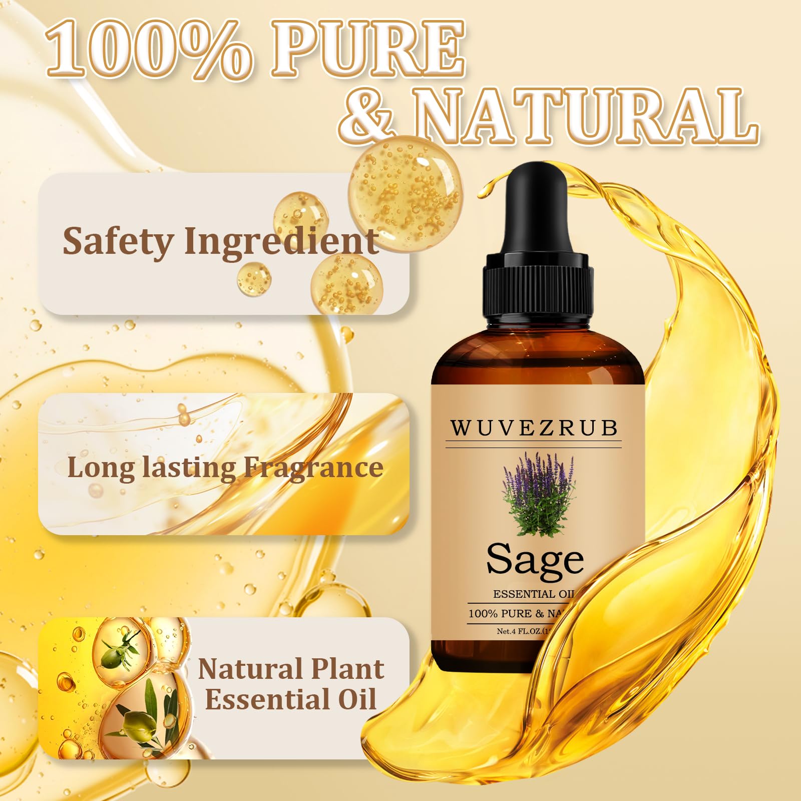 Wuvezrub Sage diffuser use releasing a calming aroma in a room.