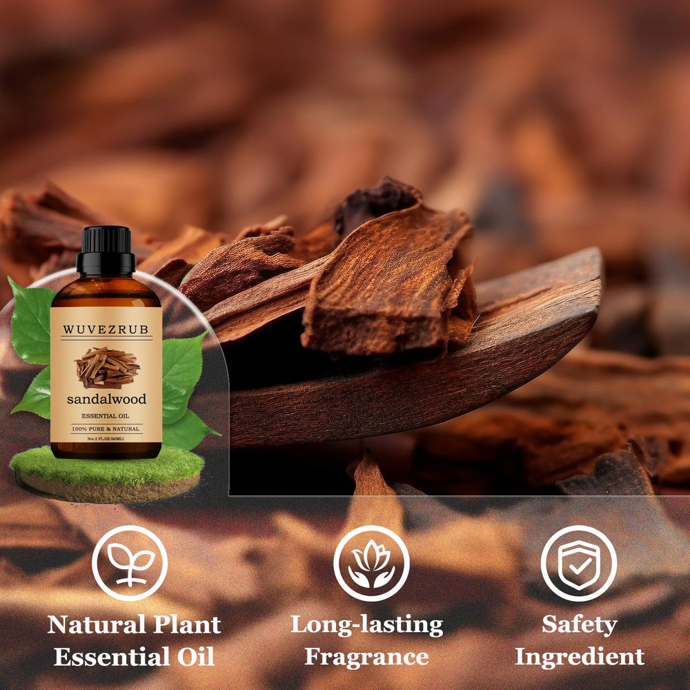 Wuvezrub sandalwood oil droplets for DIY candles or soaps