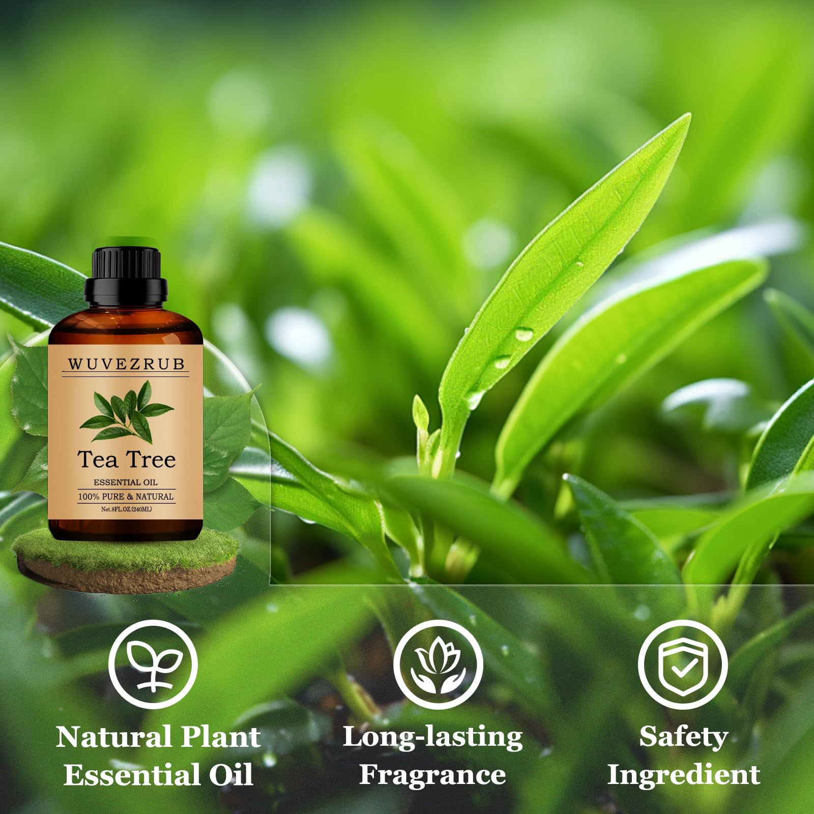Wuvezrub Tea Tree Oil candle DIY setup with fragrance