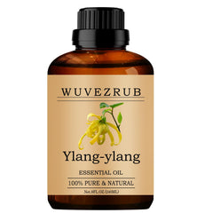 Wuvezrub Ylang-Ylang oil bottle ready for diffusion and relaxation.