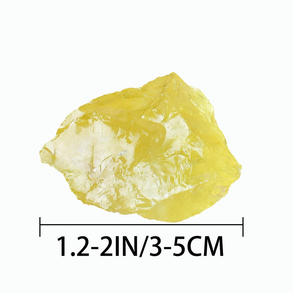 WUYOUSHI Citrine raw stone used for chakra balancing display