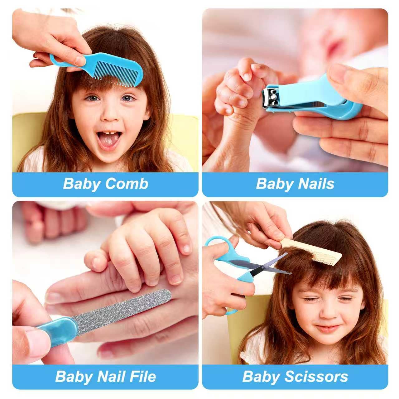 WXA baby comb detangles soft baby hair gently.
