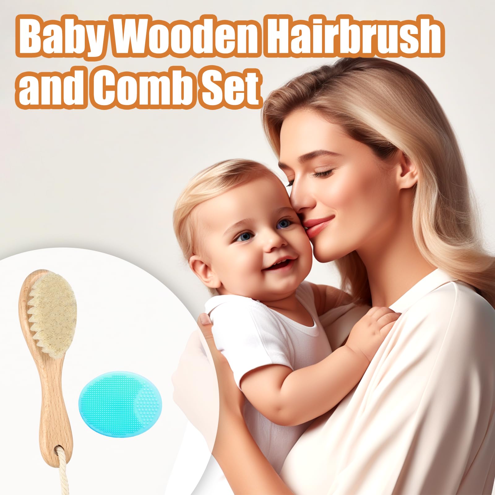 WXA baby silicone hair scrubber for soothing bath time and gentle cleansing.