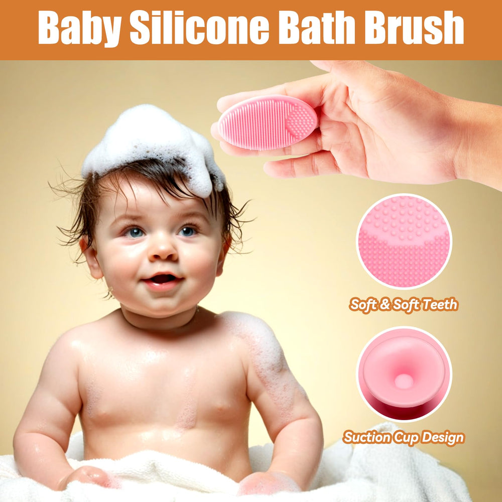 WXA newborn care set in pink for cradle-cap friendly routines