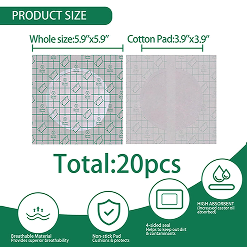 WXYISIVEN packaging with 20 patches and instructions for quick setup