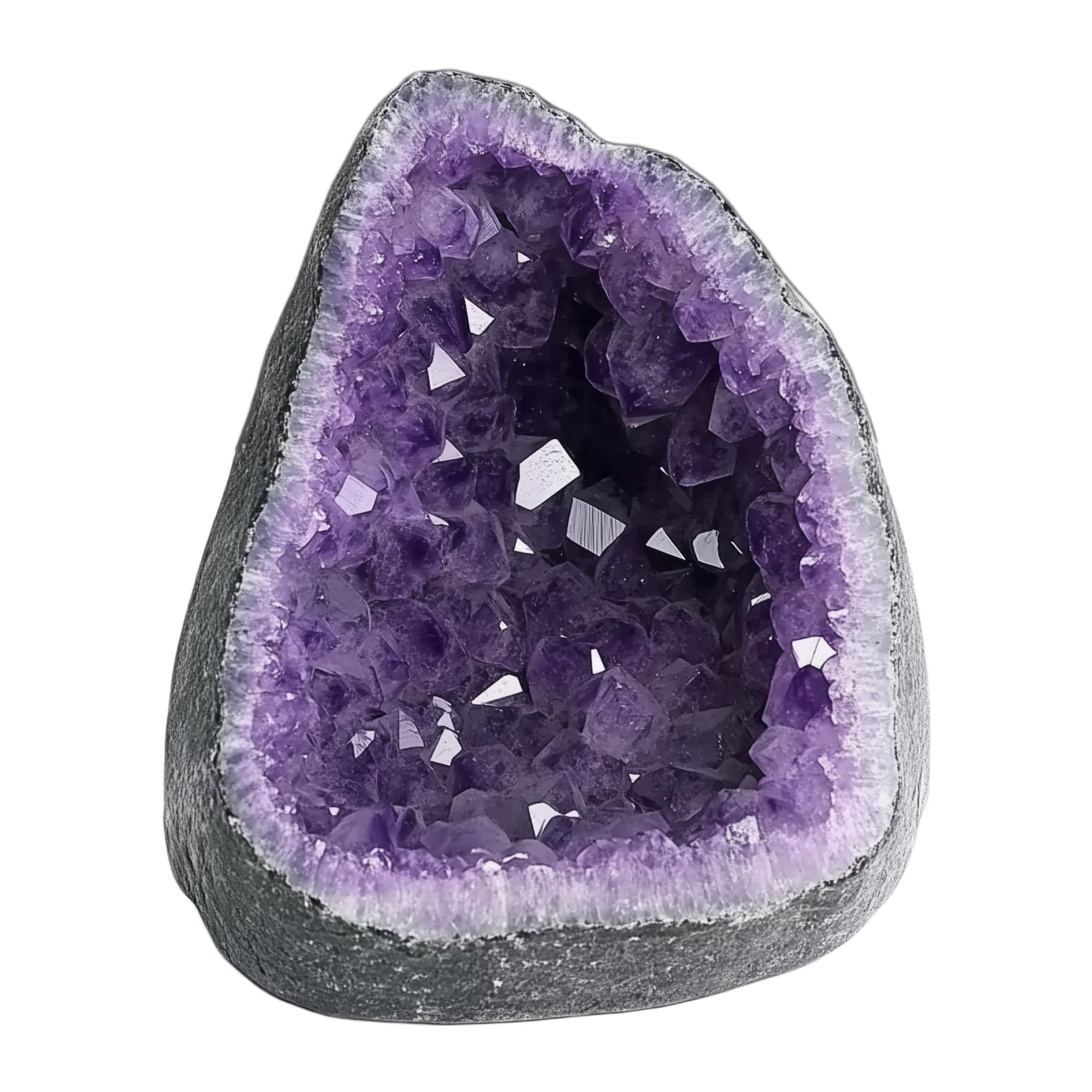 WYJHYZN amethyst cluster raw tower enhances meditation space with calming purple energy.
