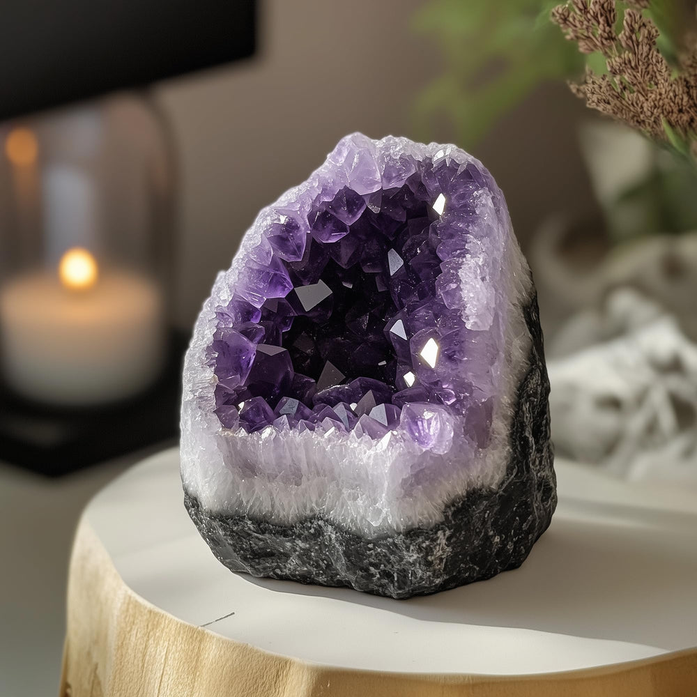 WYJHYZN amethyst decor adds serenity to any room.