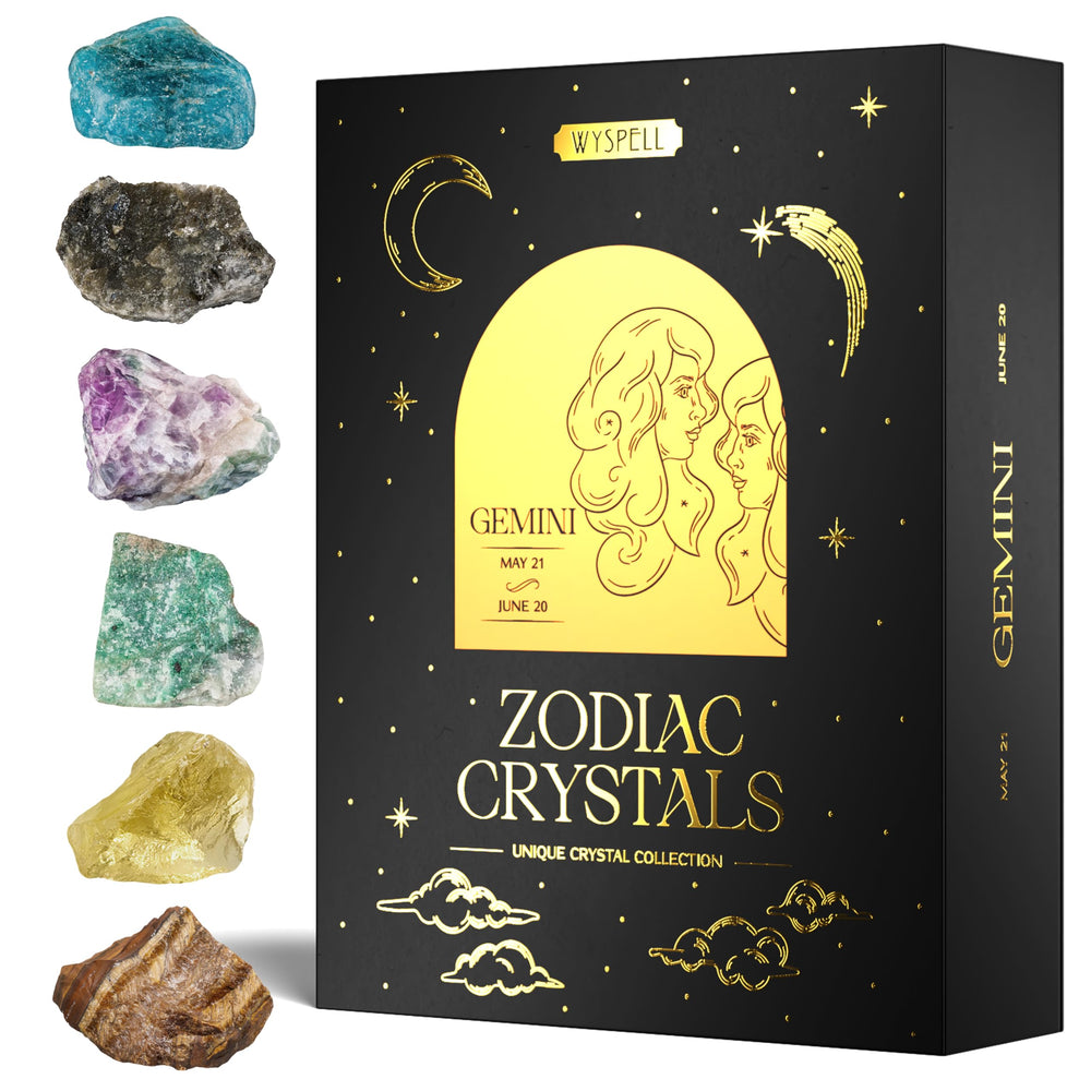 Wyspell Gemini Crystal Set box front view showing elegant gift packaging