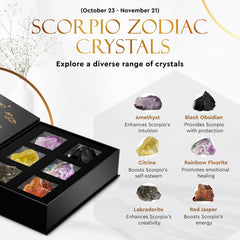 Wyspell Scorpio crystal citrine for energy and motivation.